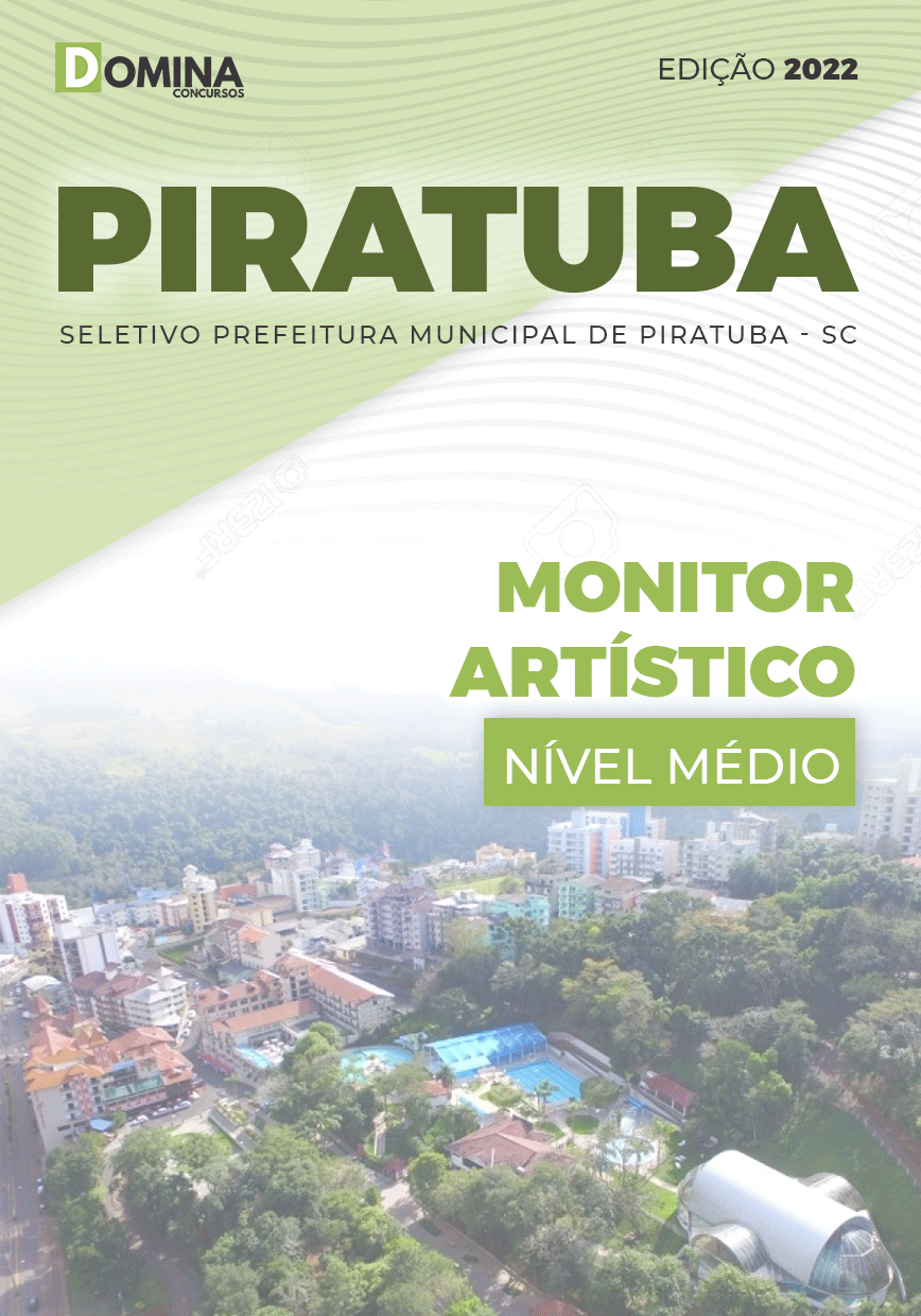 Apostila Digital Pref Piratuba SC 2022 Monitor Artístico