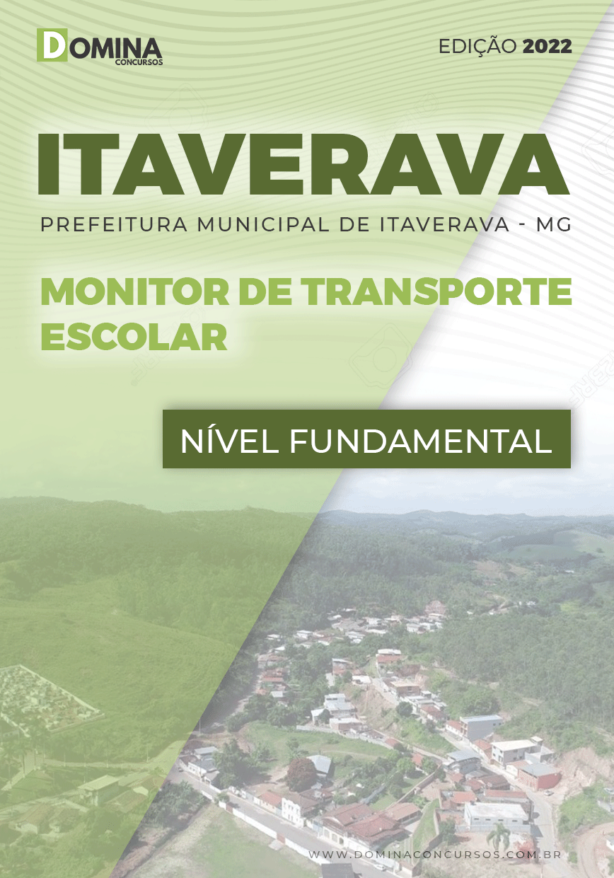 Apostila Pref Itaverava MG 2022 Monitor Transporte Escolar