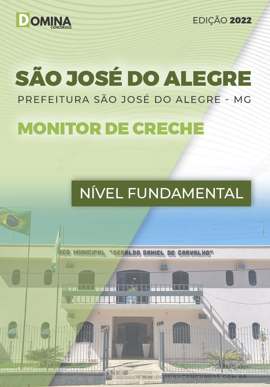 Apostila Pref São José Alegre MG 2022 Monitor Creche