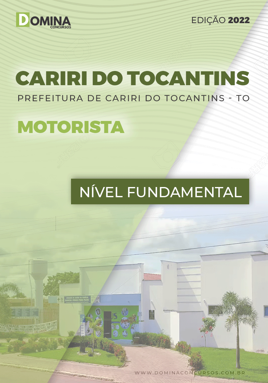 Apostila Digital Pref Cariri Tocantins TO 2022 Motorista