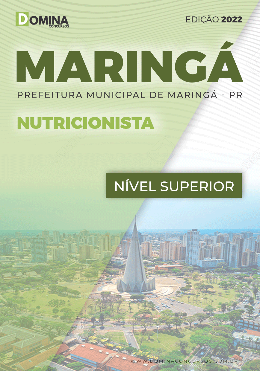Apostila Digital Concurso Pref Maringá PR 2022 Nutricionista