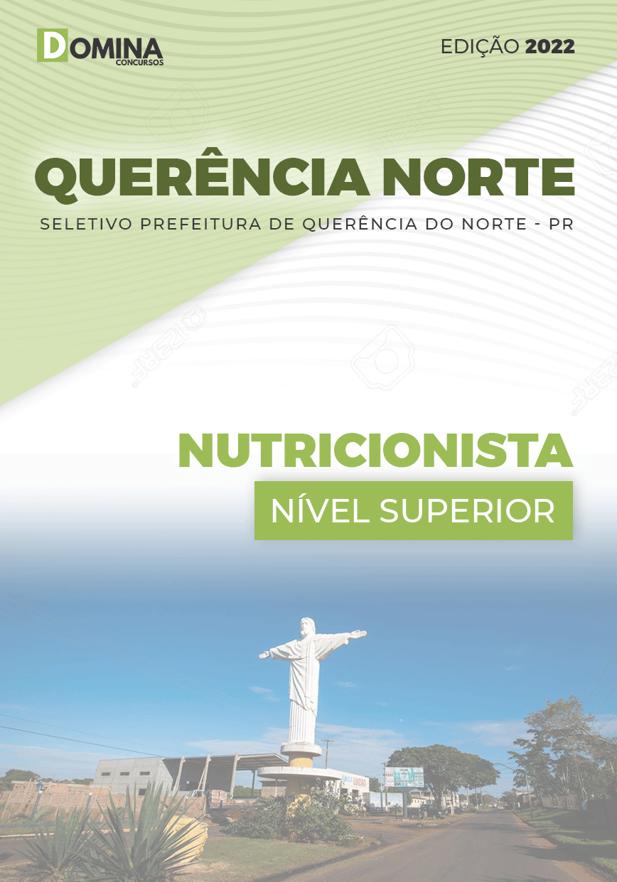 Apostila Digital Pref Querência Norte PR 2022 Nutricionista