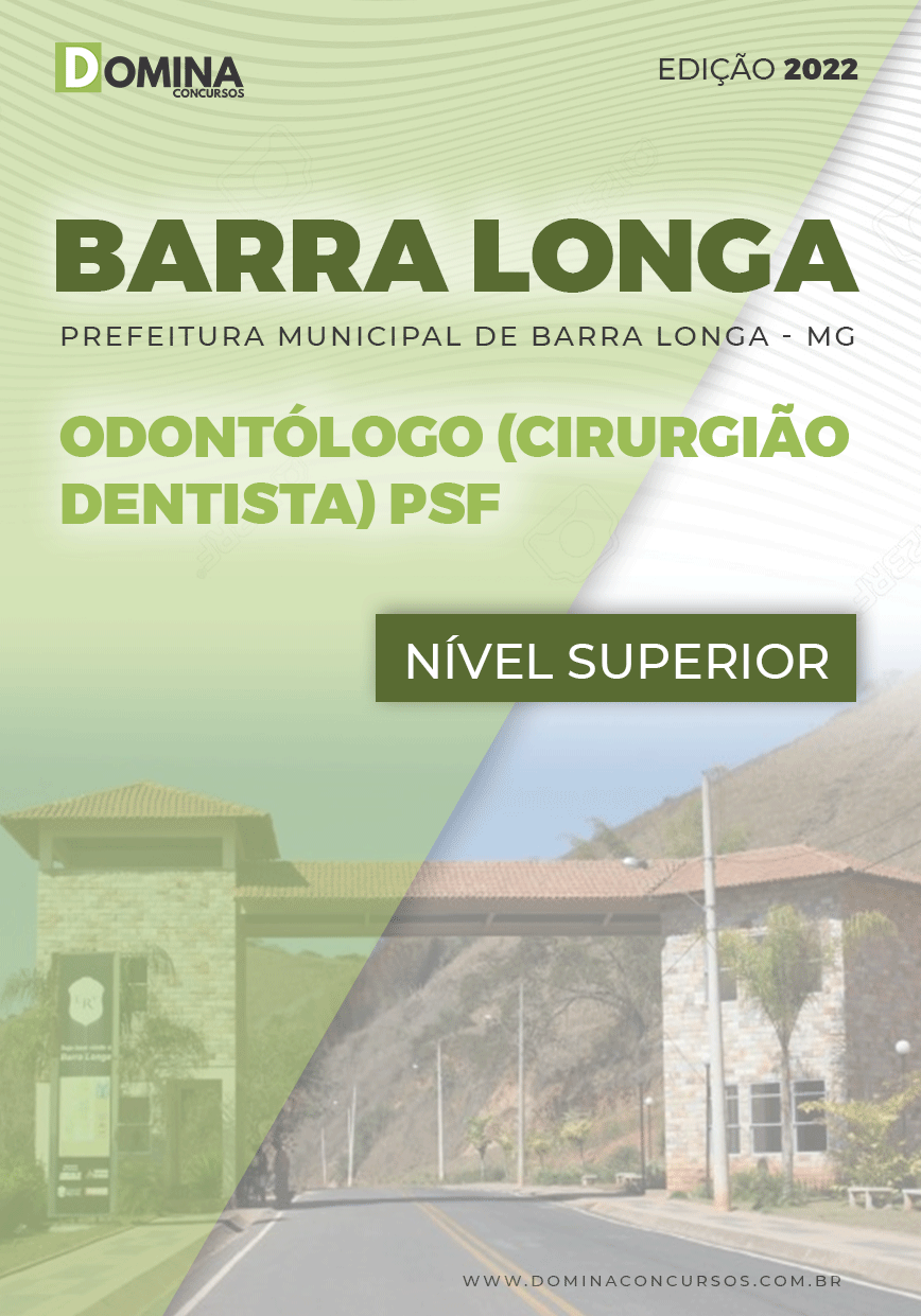 Apostila Digital Pref Barra Longa MG 2022 Odontólogo PSF