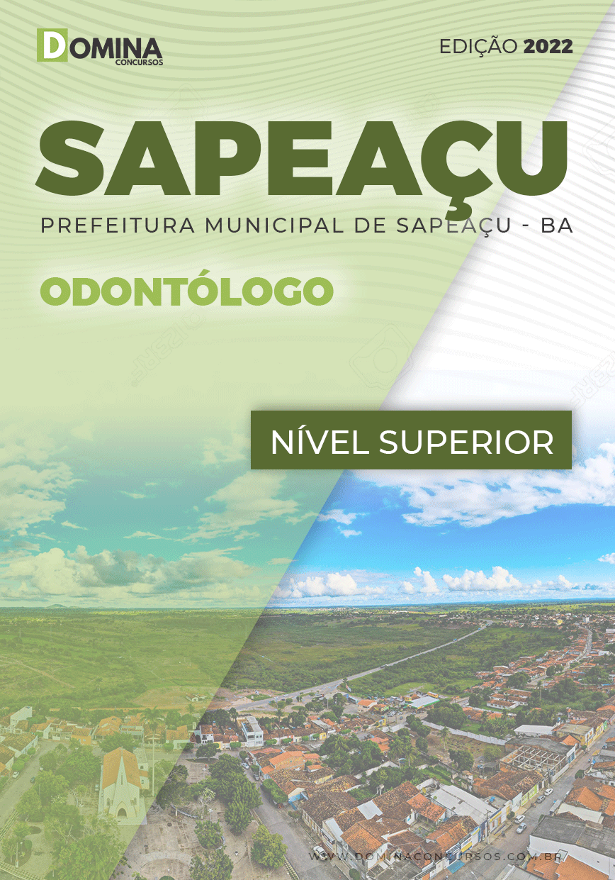 Apostila Concurso Pref Sapeaçu BA 2022 Odontólogo