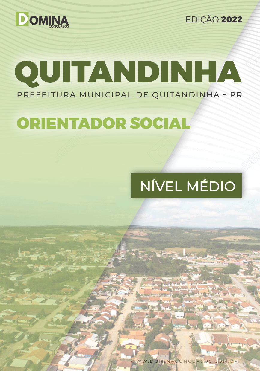 Apostila Pref Quitandinha PR 2022 Orientador Social