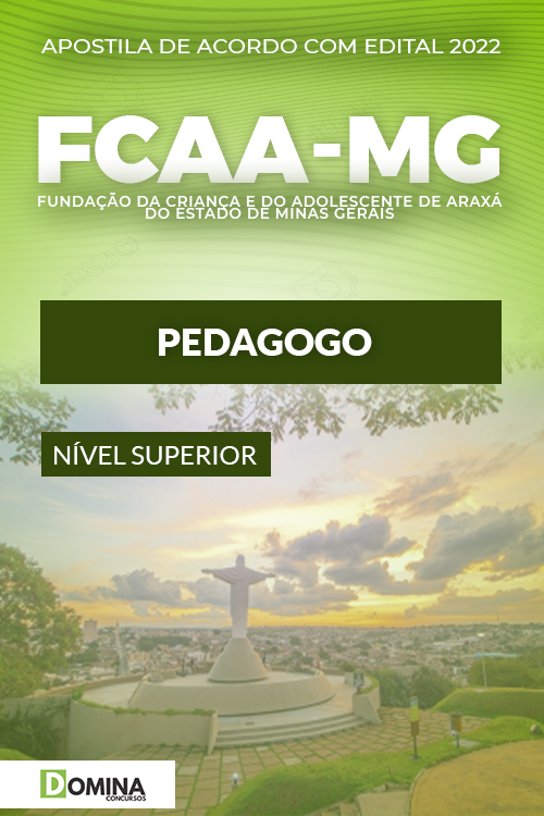 Apostila Digital Concurso FCAA MG 2022 Pedagogo