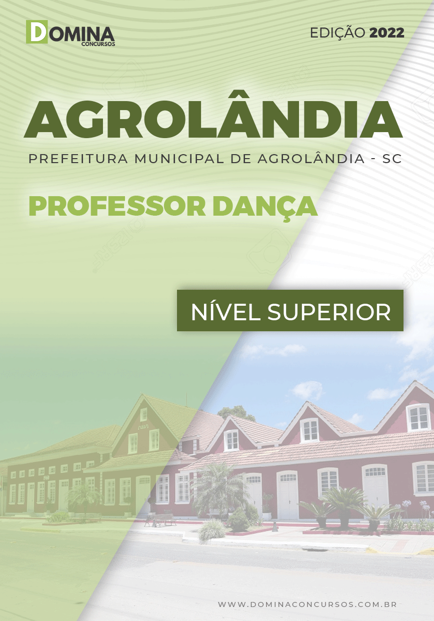 Apostila Digital Pref Agrolândia SC 2022 Professor Dança