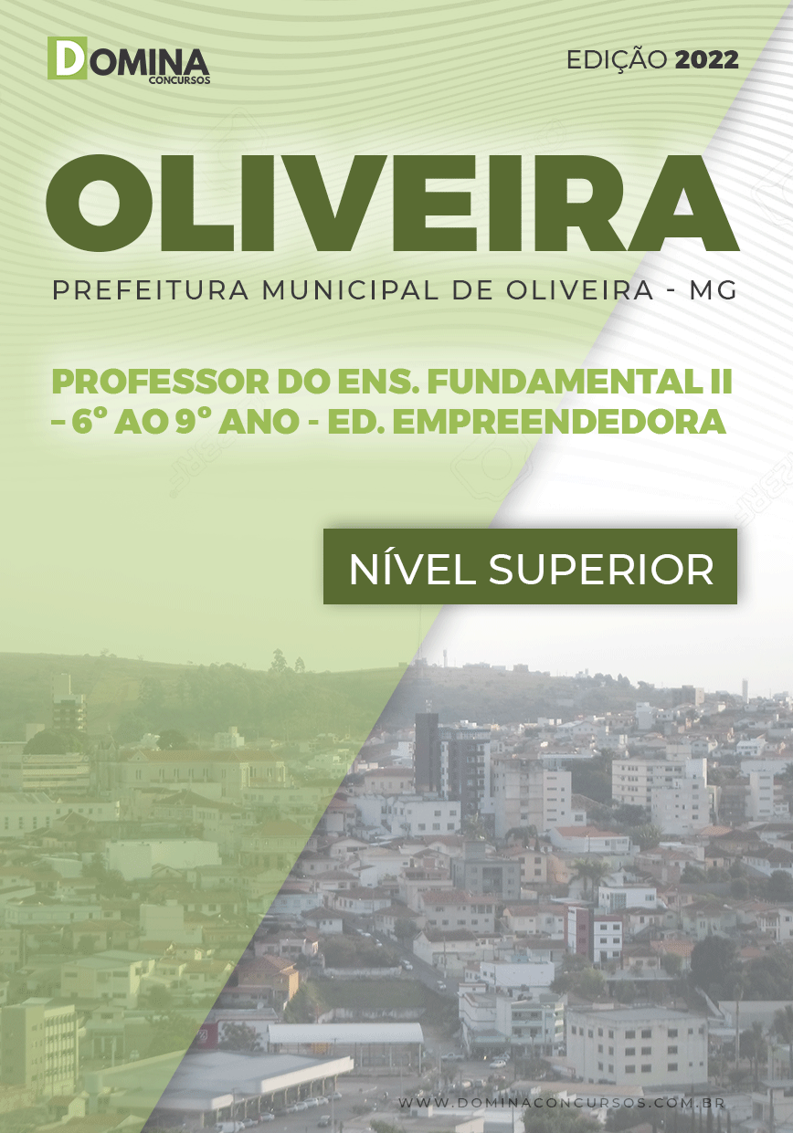 Apostila Pref Oliveira MG 2022 Professor Fundamental II Empreendedora