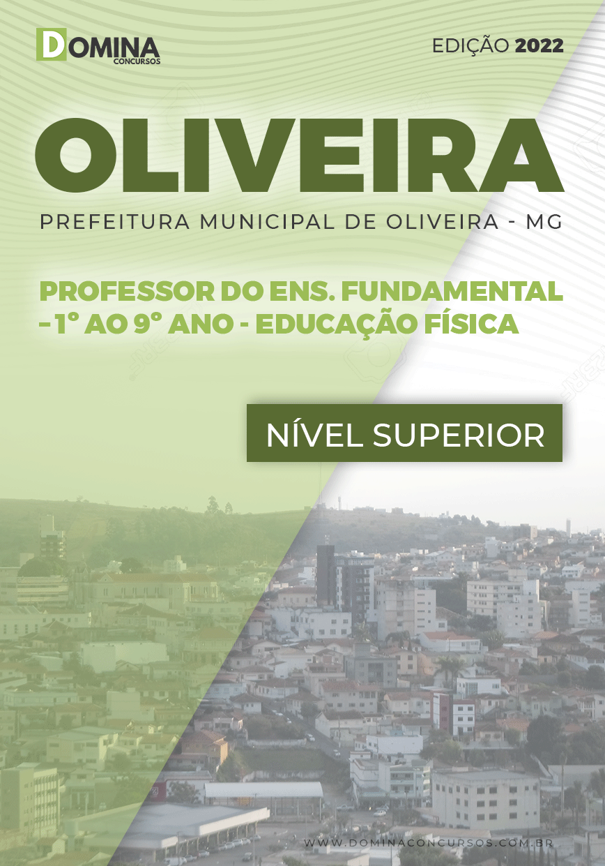 Apostila Pref Oliveira MG 2022 Prof Ensino Fundamental Educação Física