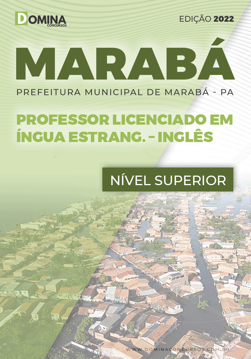 Apostila Pref Marabá PA 2022 Prof Licenciado Língua Inglesa