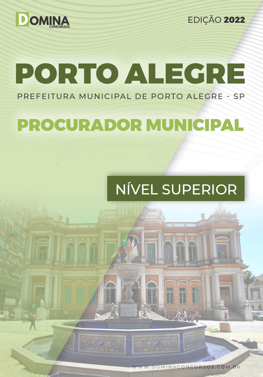 Apostila PGM Porto Alegre RS 2022 Procurador Municipal