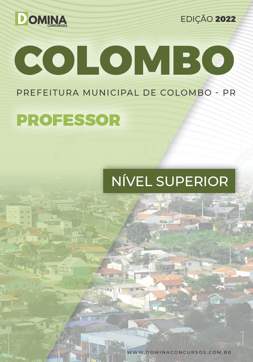 Apostila Concurso Pref Colombo PR 2022 Professor