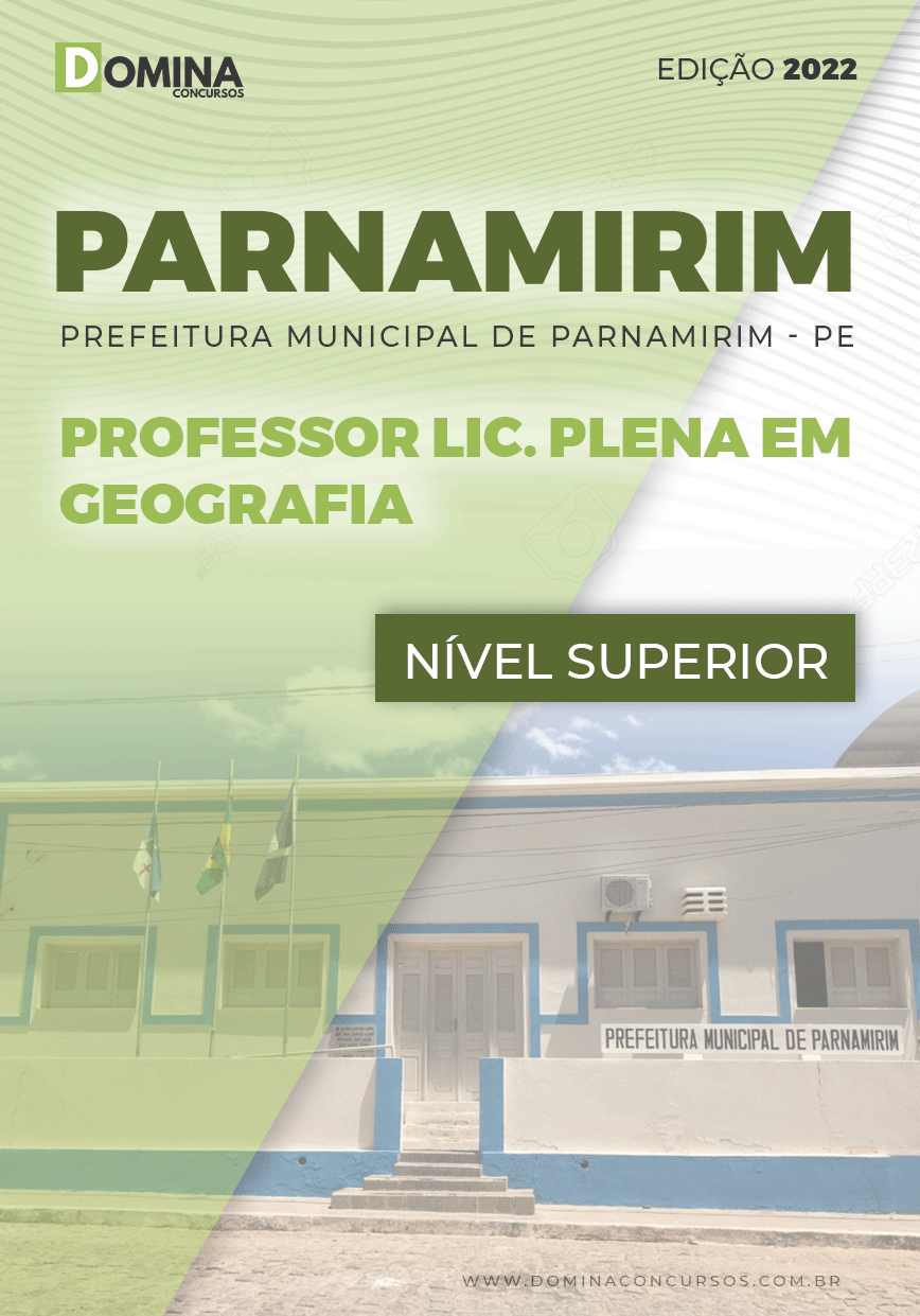 Apostila Pref Parnamirim PE 2022 Prof Licenciatura Plena Geografia