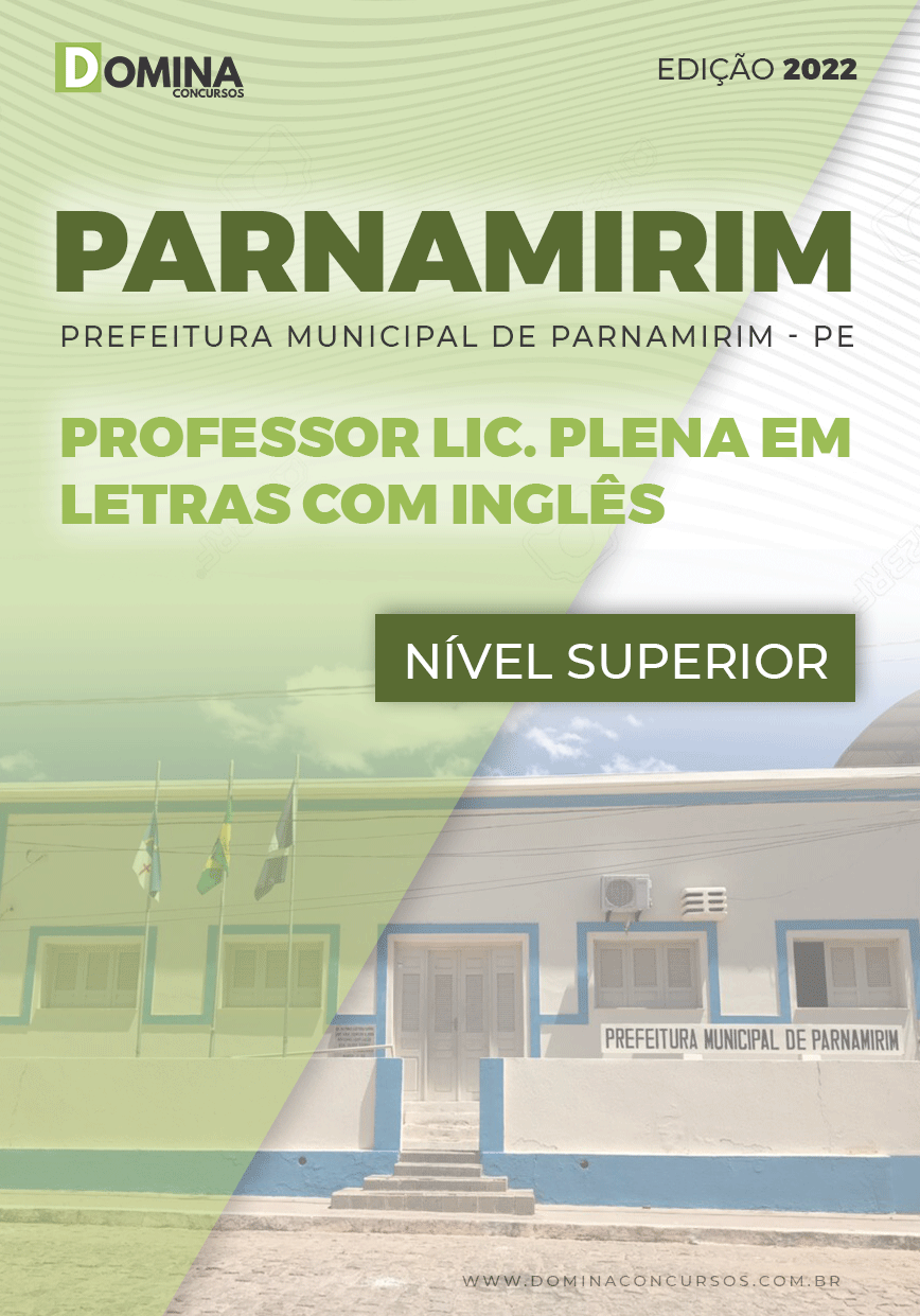 Apostila Pref Parnamirim PE 2022 Prof Lic Plena Letras Habilitação Inglês