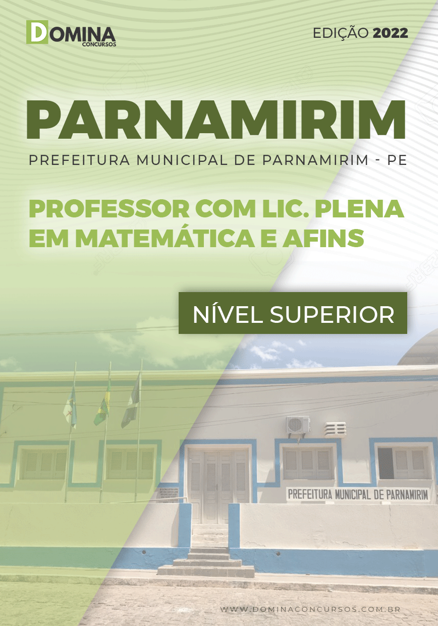 Apostila Pref Parnamirim PE 2022 Prof Licenciatura Plena Matemática