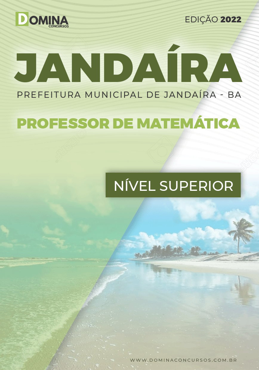 Apostila Pref Jandaíra BA 2022 Professor Matemática