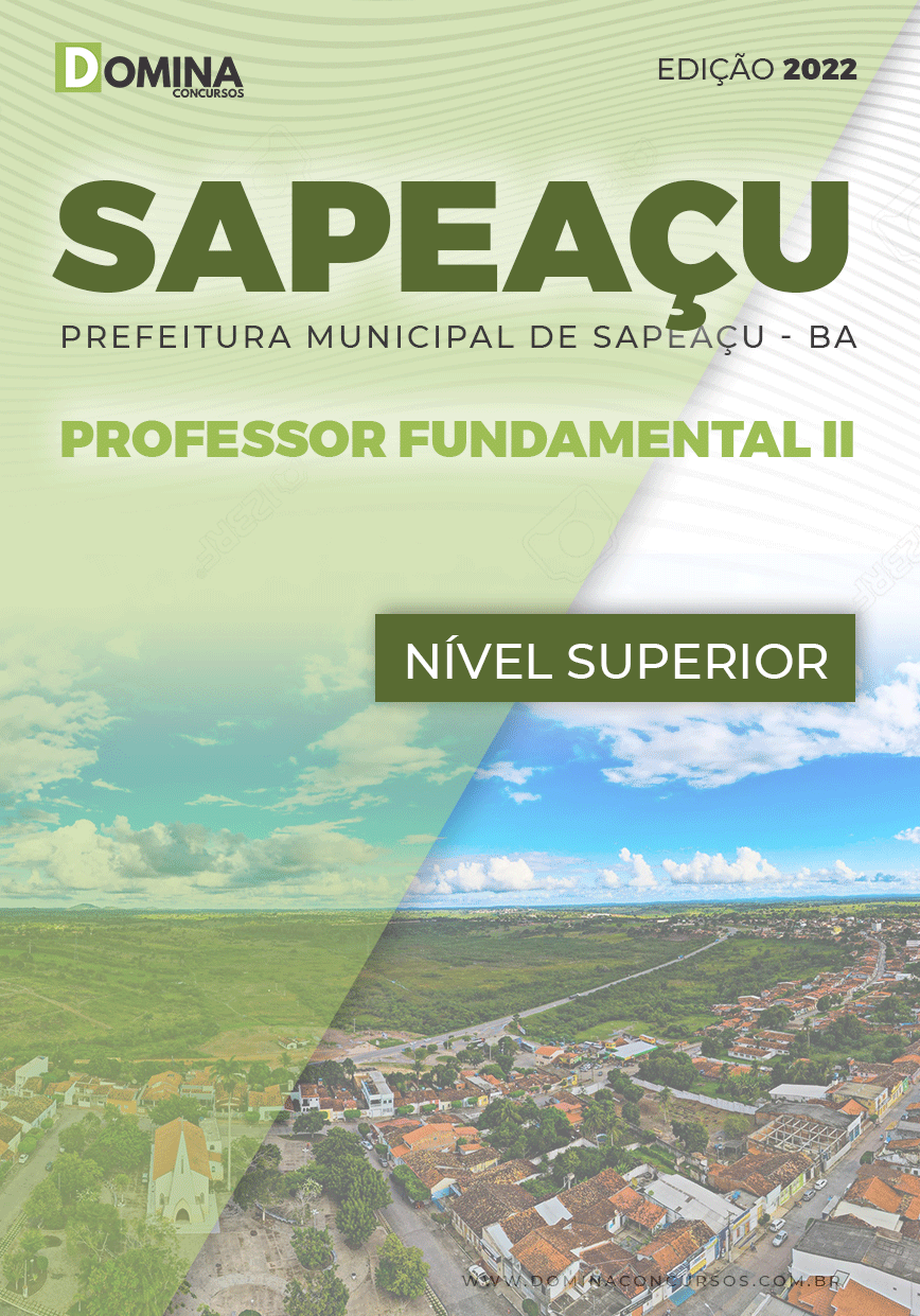 Apostila Pref Sapeaçu BA 2022 Professor Fundamental II