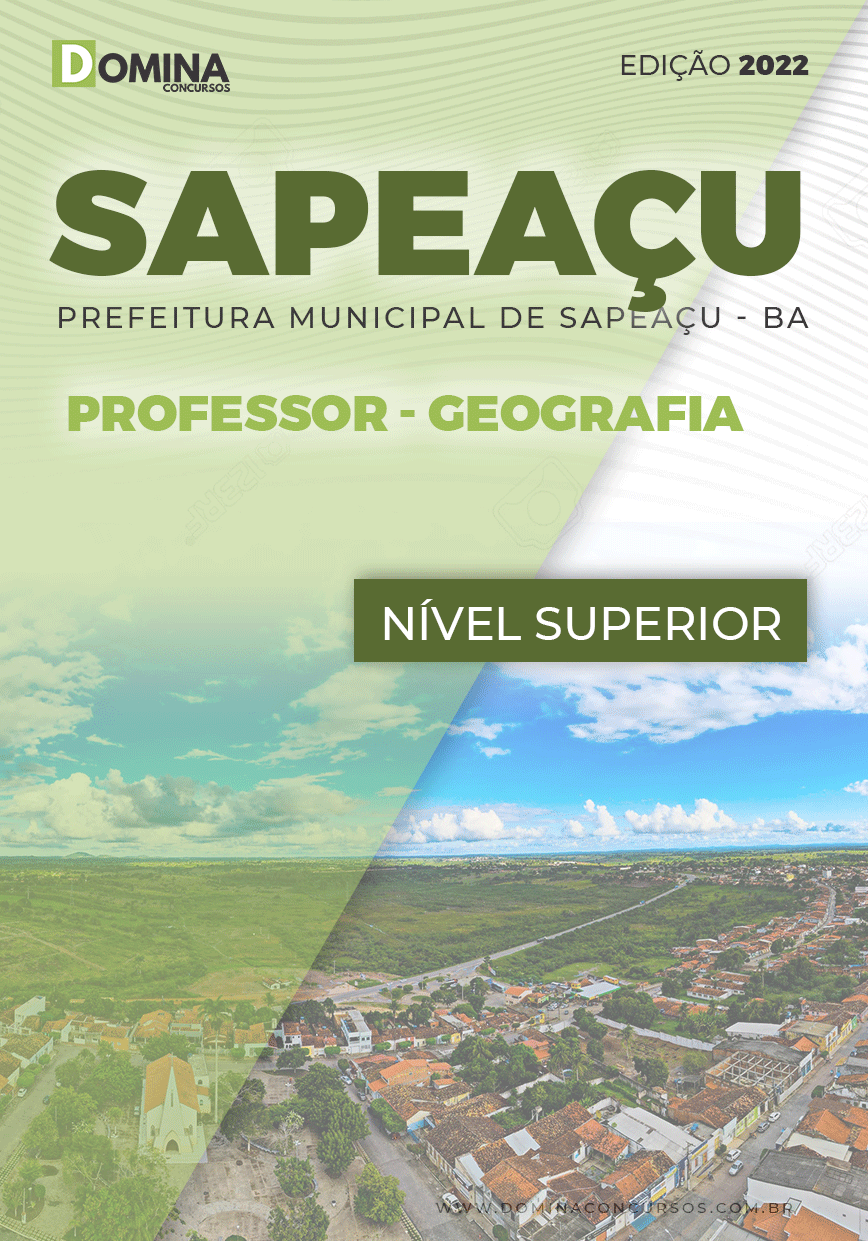 Apostila Concurso Pref Sapeaçu BA 2022 Professor Geografia