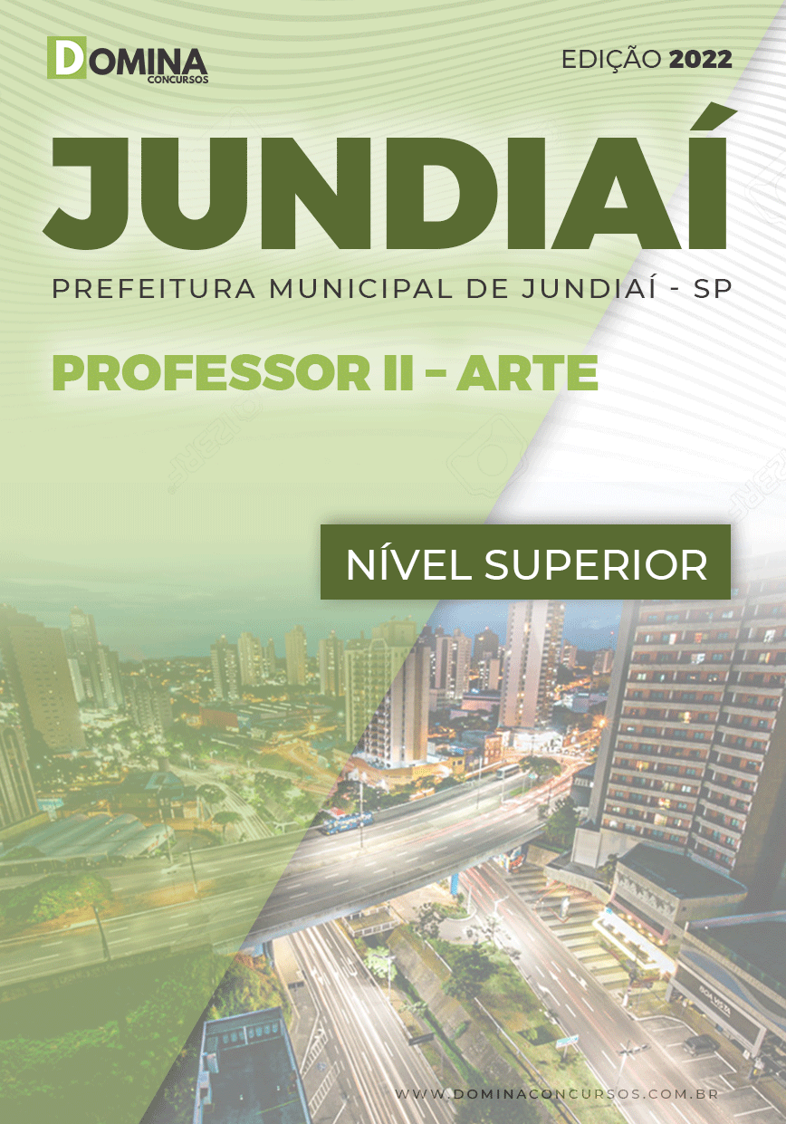 Apostila Concurso Pref Jundiaí SP 2022 Professor II Artes