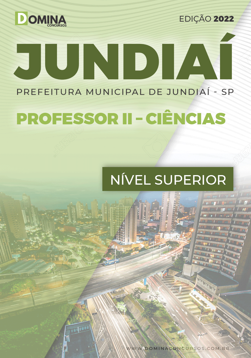 Apostila Concurso Pref Jundiaí SP 2022 Professor II Ciências