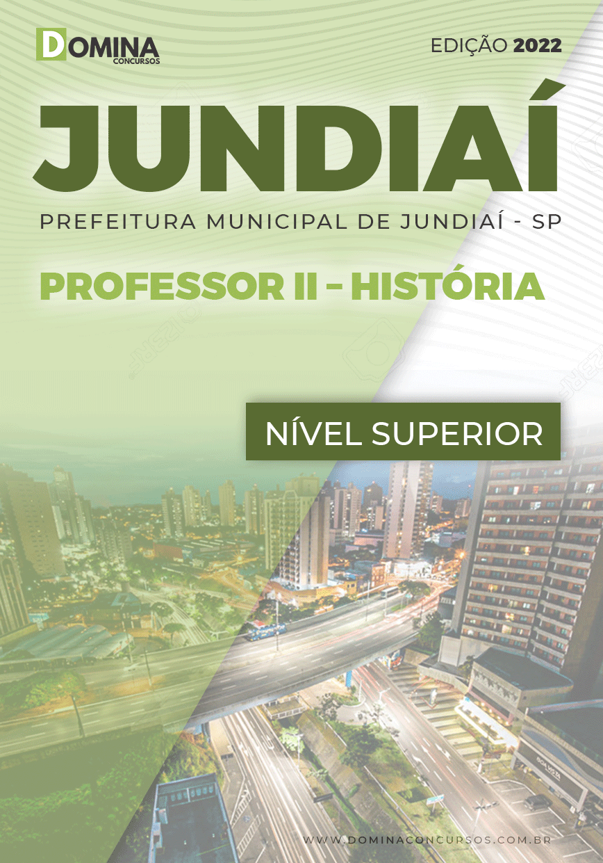 Apostila Concurso Pref Jundiaí SP 2022 Professor II História