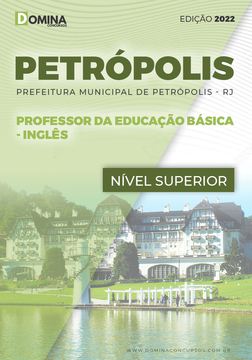 Apostila Pref Petrópolis RJ 2022 Prof Educ Básica Inglês