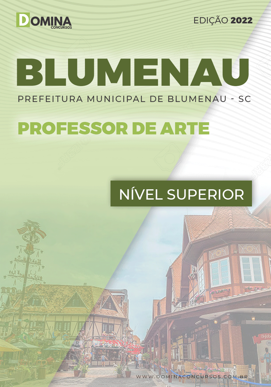 Apostila Seletivo Pref Blumenau SC 2022 Professor de Arte