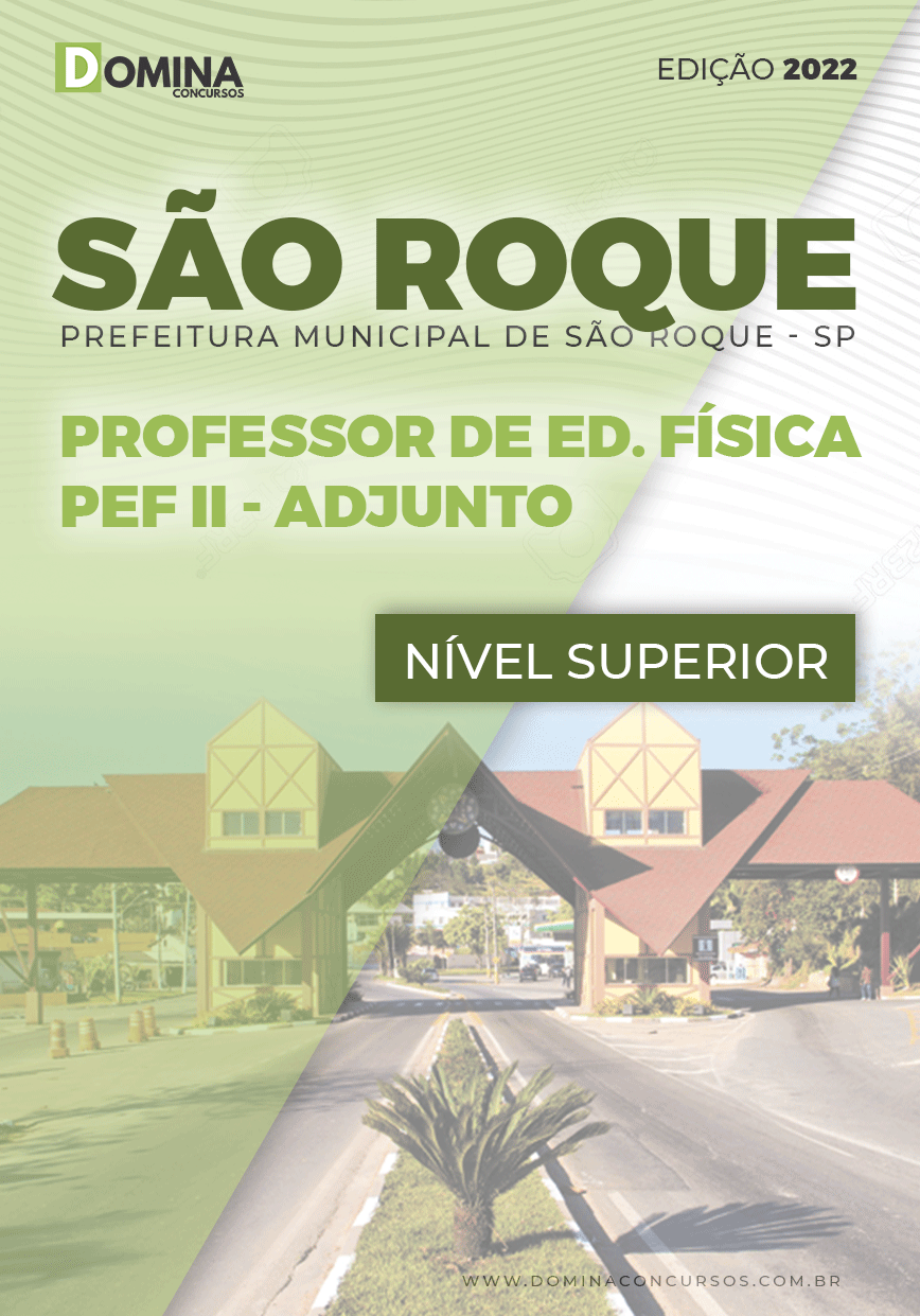 Apostila Pref São Roque SP 2022 Professor Educação Física