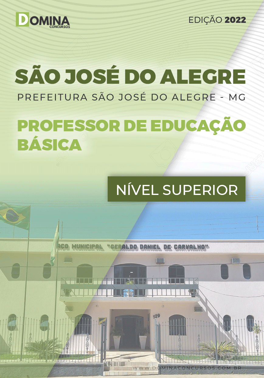 Apostila Pref São José Alegre MG 2022 Professor Educação Básica