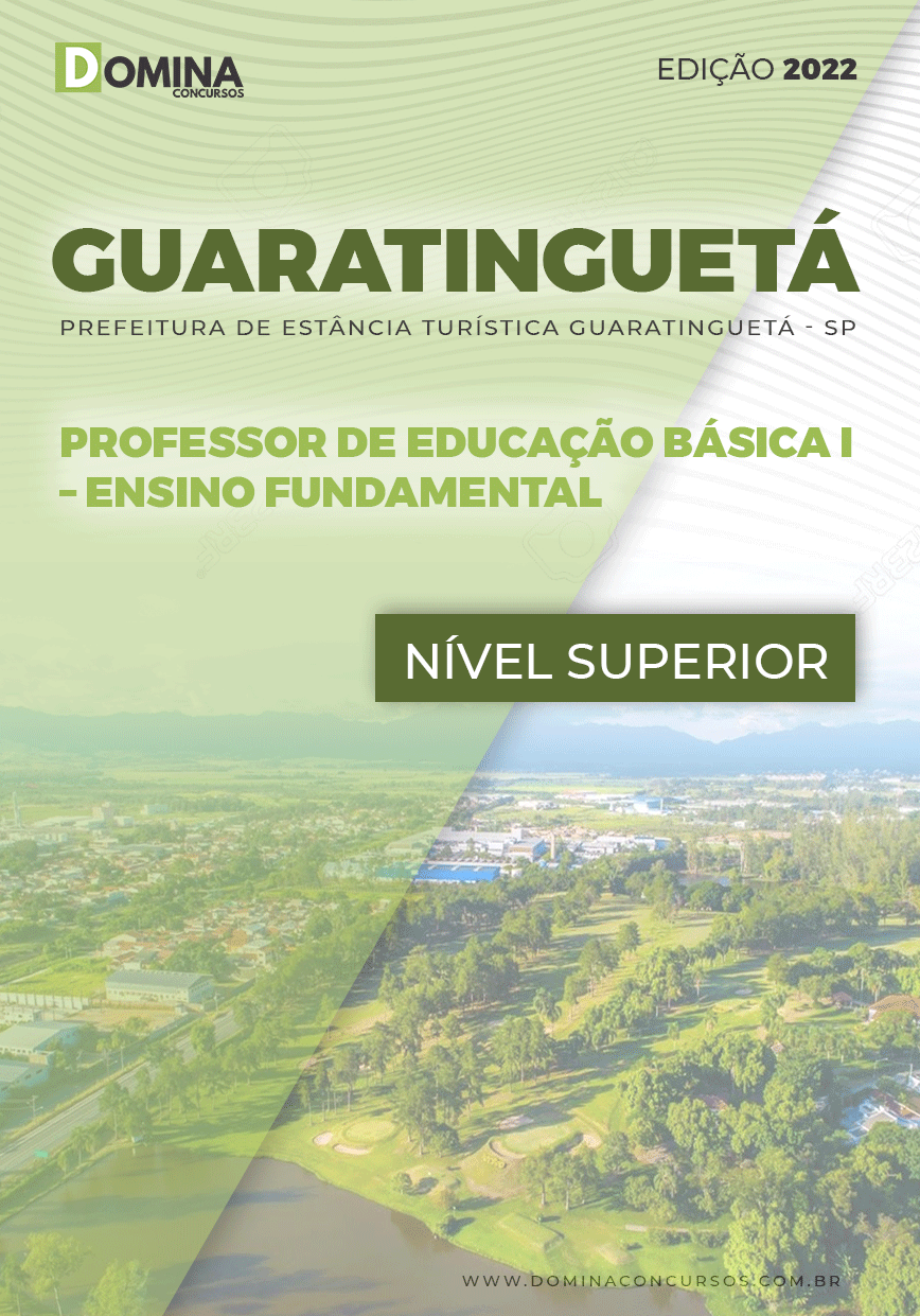 Apostila Pref Guaratinguetá SP 2022 Professor Educação Básica I