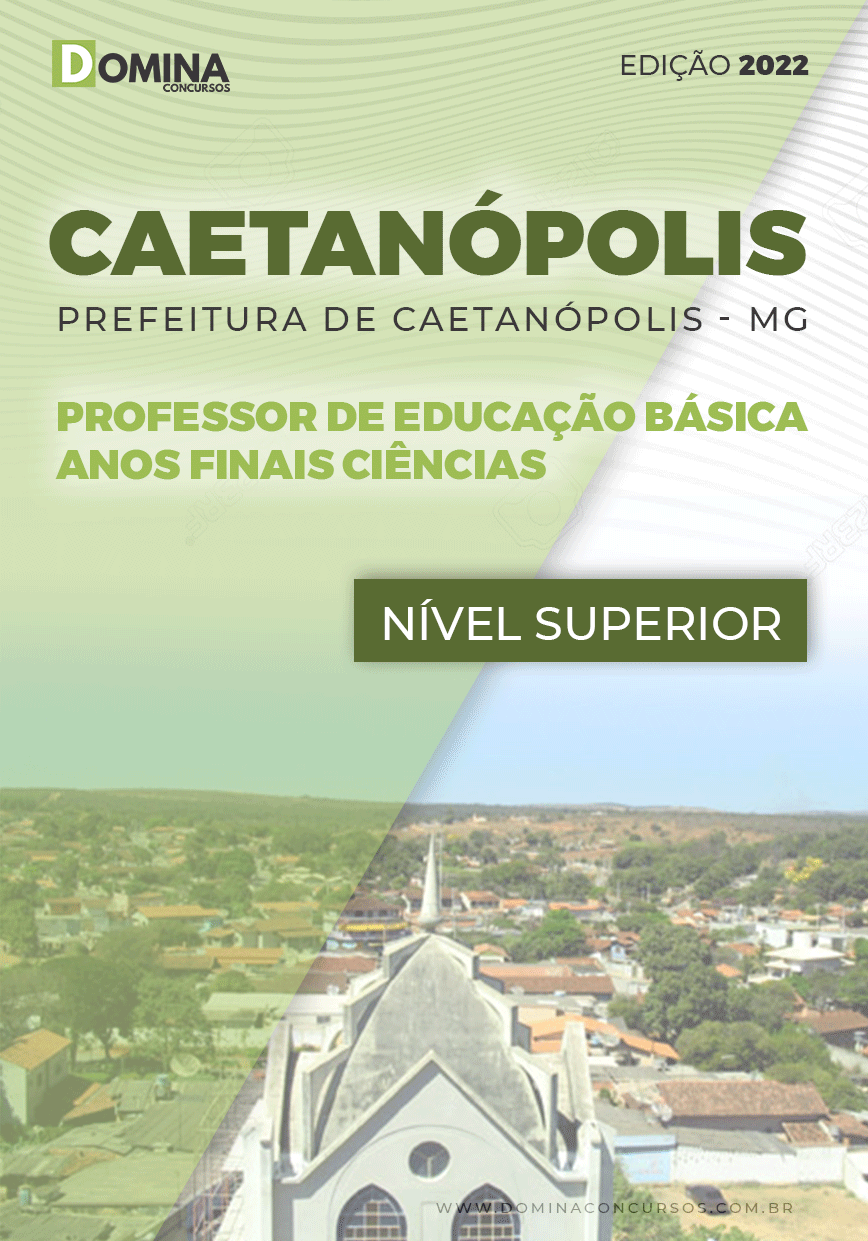 Apostila Concurso Pref Caetanópolis MG 2022 Professor Ciências