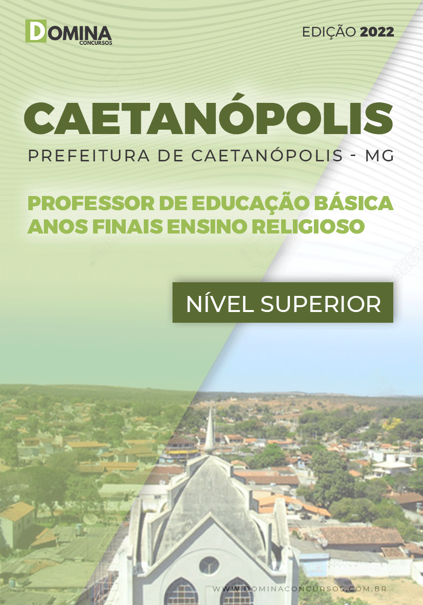 Apostila Pref Caetanópolis MG 2022 Professor de Ensino Religioso