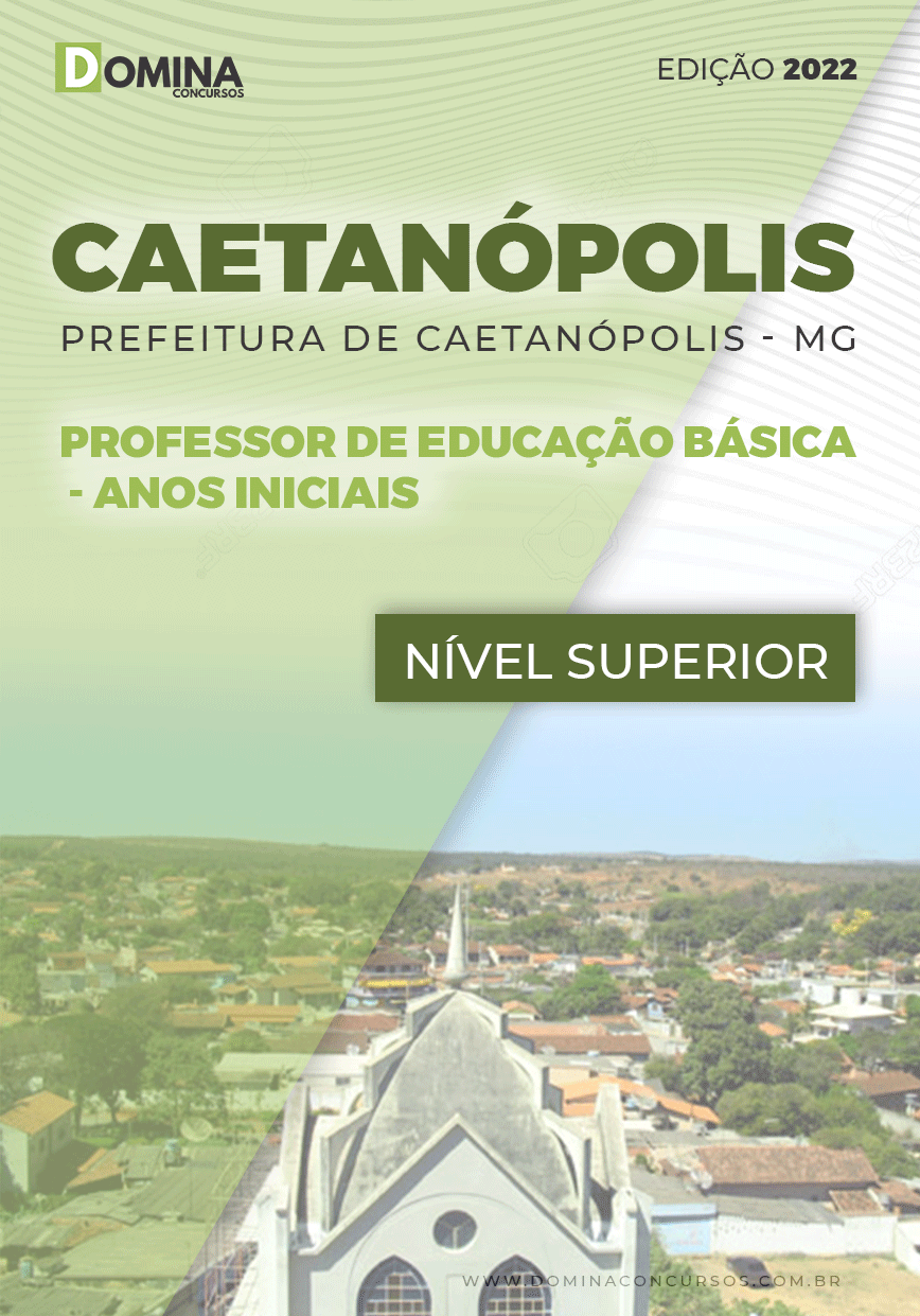 Apostila Pref Caetanópolis MG 2022 Professor Anos Iniciais