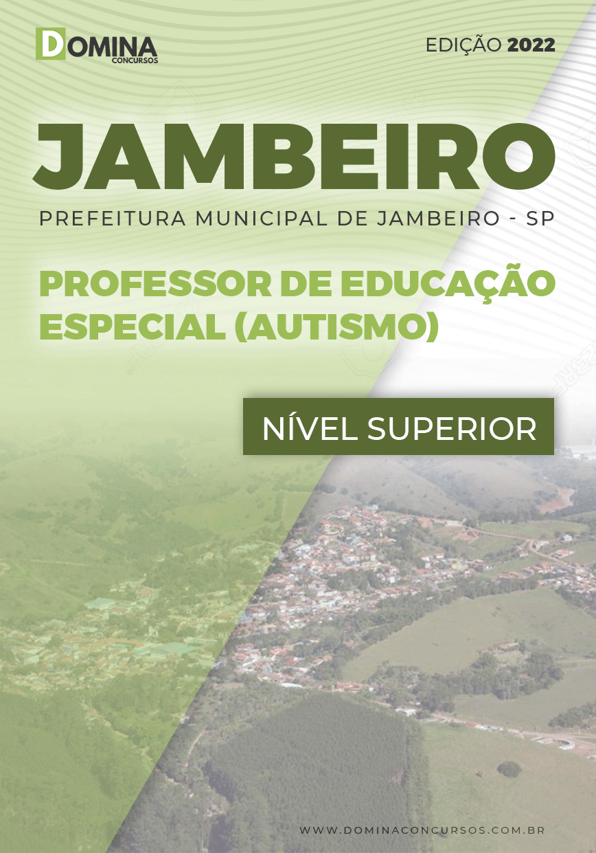 Apostila Pref Jambeiro SP 2022 Prof Educação Especial Autismo
