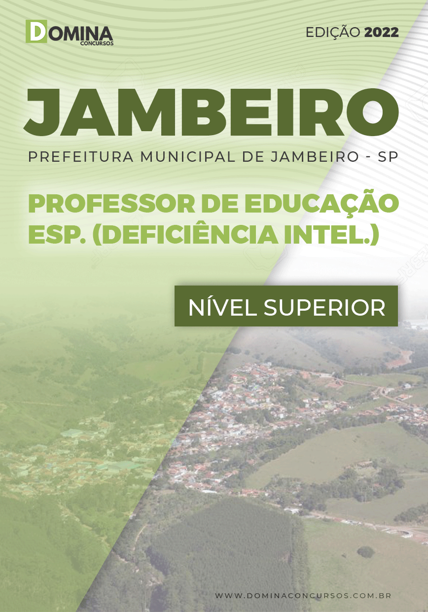 Apostila Pref Jambeiro SP 2022 Prof ED Especial Deficiência Intelectual