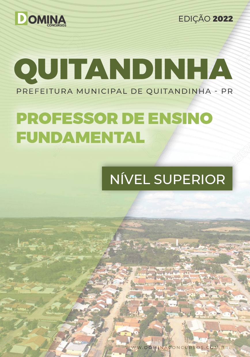 Apostila Pref Quitandinha PR 2022 Professor Educação Fundamental