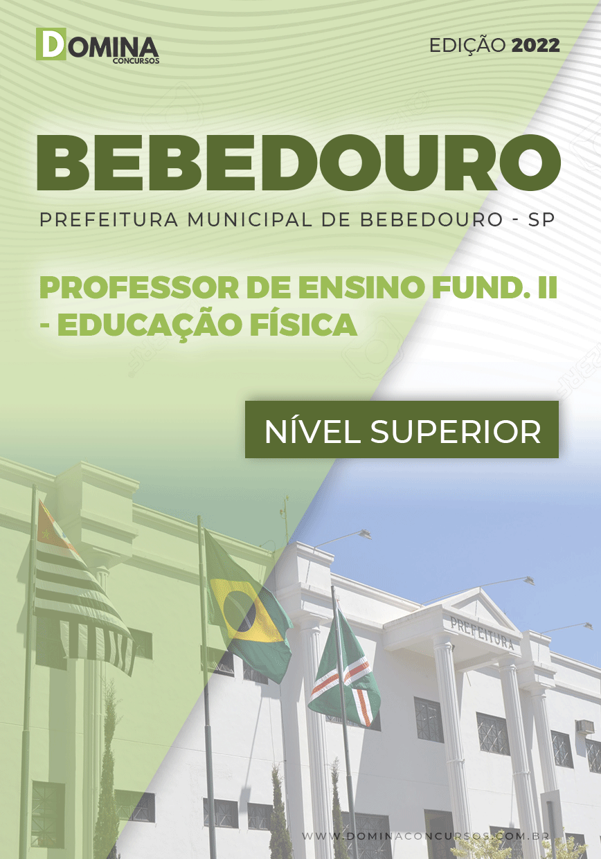 Apostila Pref Bebedouro SP 2022 Professor de Educação Física