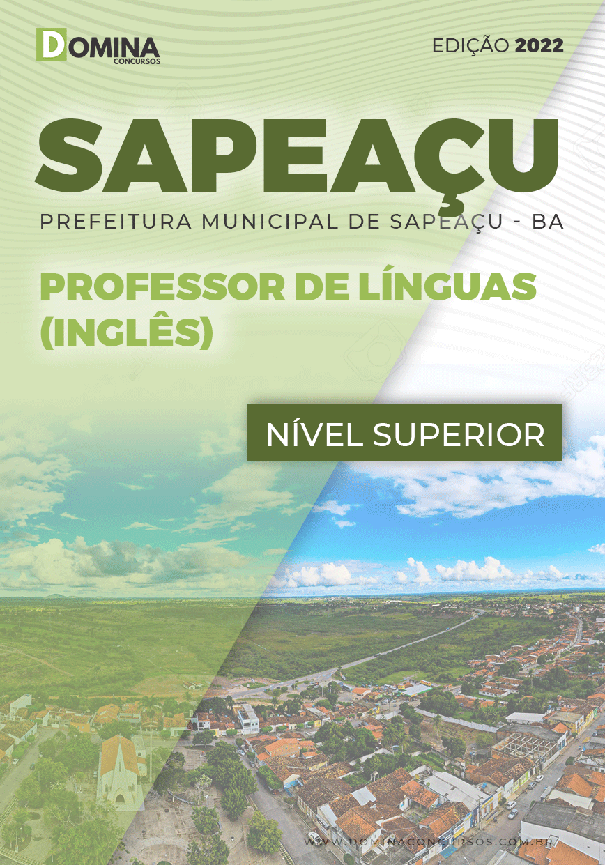 Apostila Pref Sapeaçu BA 2022 Professor de Línguas Inglês