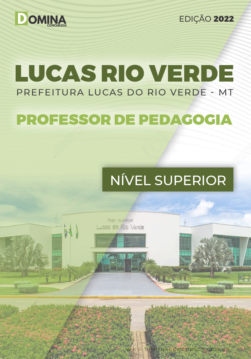 Apostila Pref Lucas Rio Verde MT 2022 Professor Pedagogia