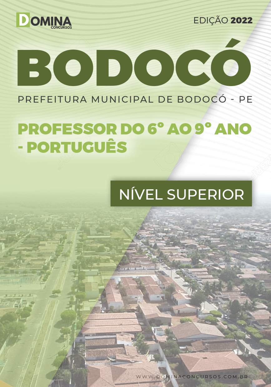Apostila Concurso Pref Bodocó PE 2022 Professor de Português