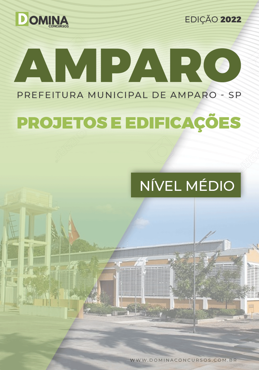 Apostila Concurso Pref Amparo SP 2022 Projetos Edificações