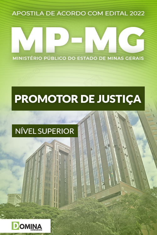 Apostila Digital Concurso MP MG 2022 Promotor Justiça