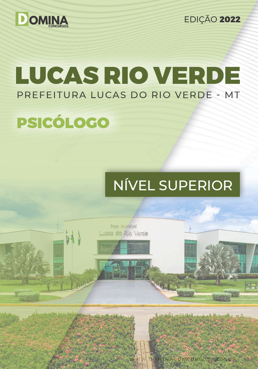 Apostila Digital Pref Lucas Rio Verde MT 2022 Psicólogo