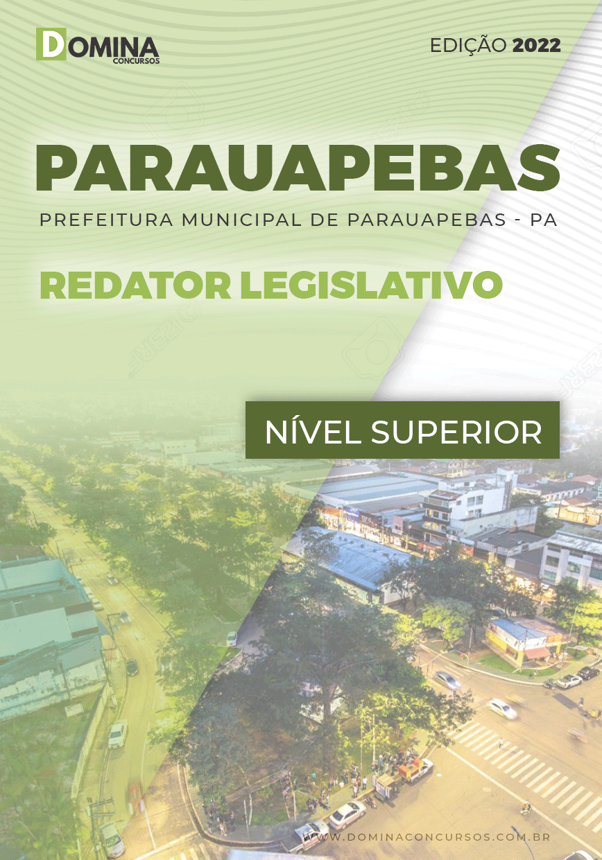 Apostila Câmara Parauapebas PA 2022 Redator Legislativo
