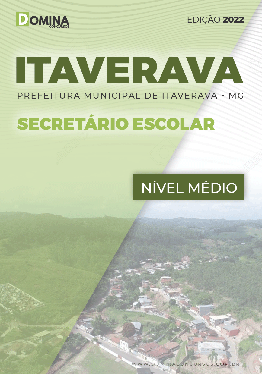 Apostila Concurso Pref Itaverava MG 2022 Secretário Escolar