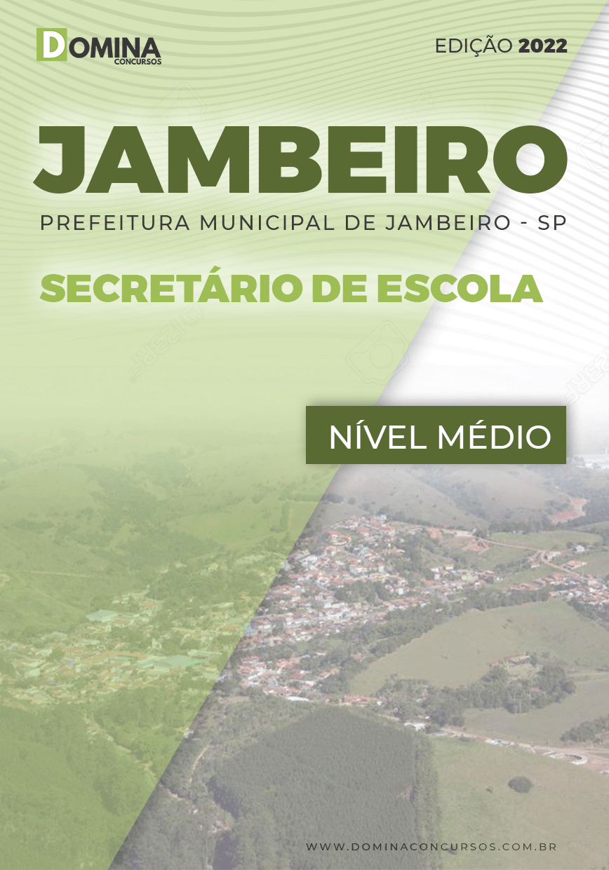 Apostila Concurso Pref Jambeiro SP 2022 Secretário de Escola