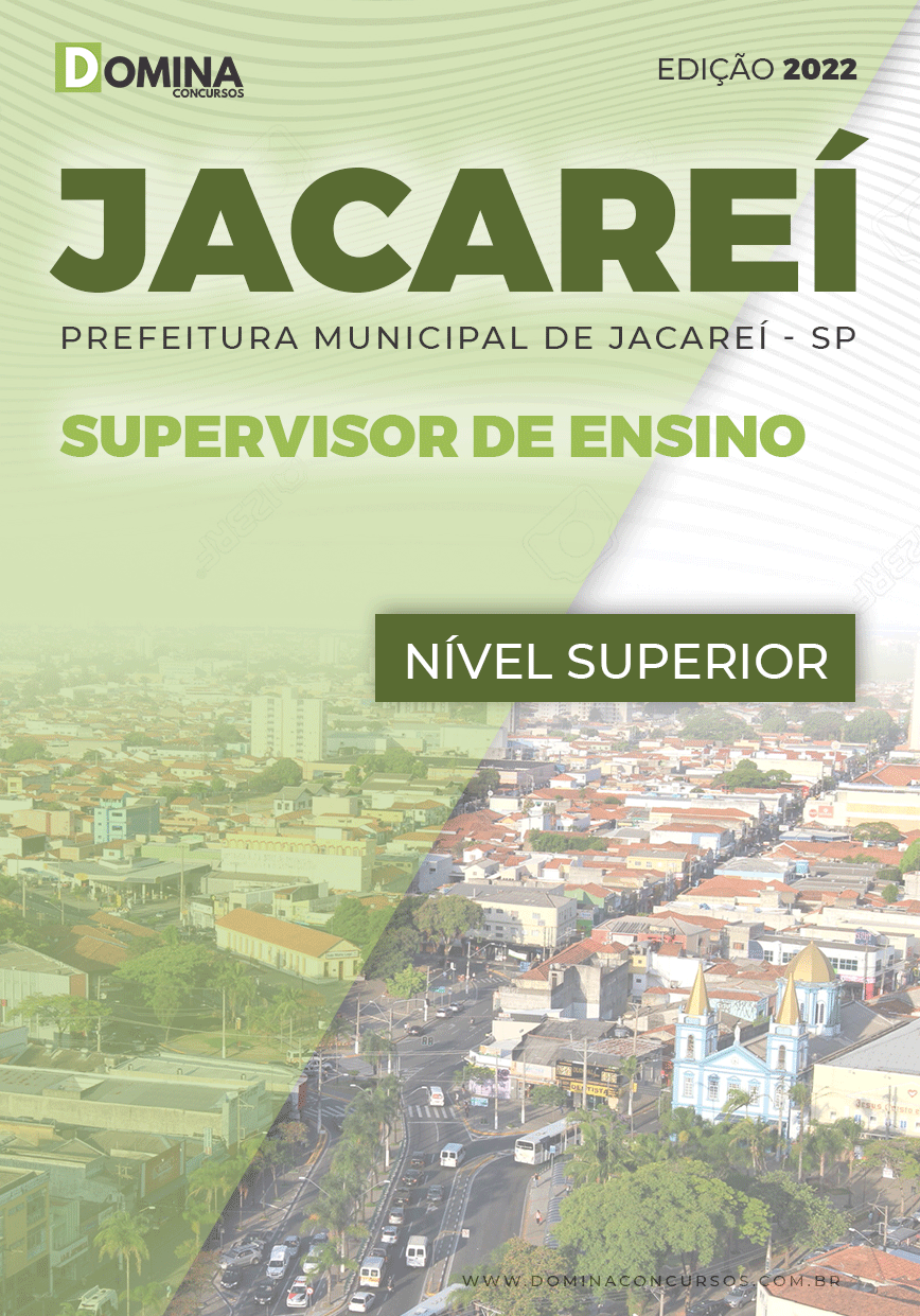 Apostila Concurso Pref Jacareí SP 2022 Supervisor Ensino