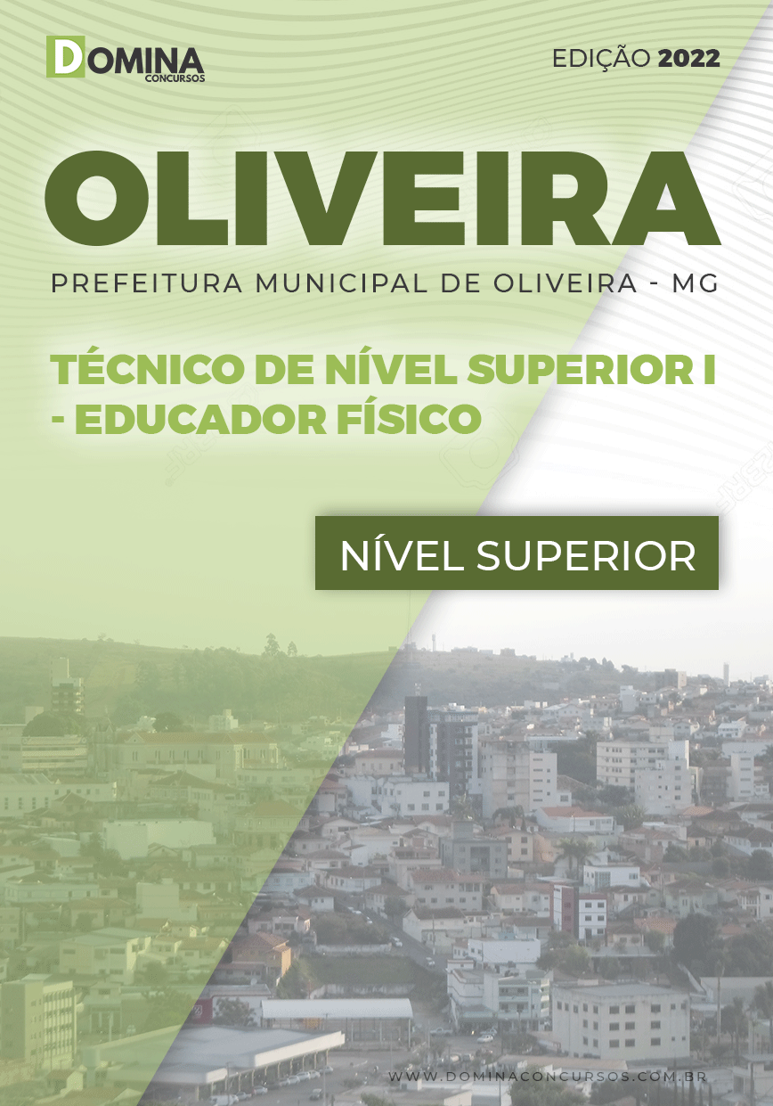 Apostila Pref Oliveira MG 2022 Téc Nível Superior I Educador Físico