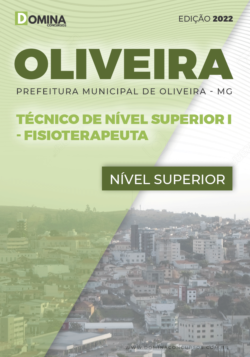 Apostila Pref Oliveira MG 2022 Téc Nível Superior I Fisioterapeuta