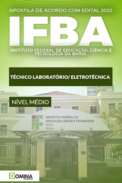 Apostila Digital IFBA 2022 Técnico Laboratório Eletrotécnica